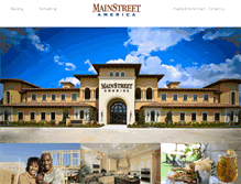 Tablet Screenshot of mainstreetamerica.com